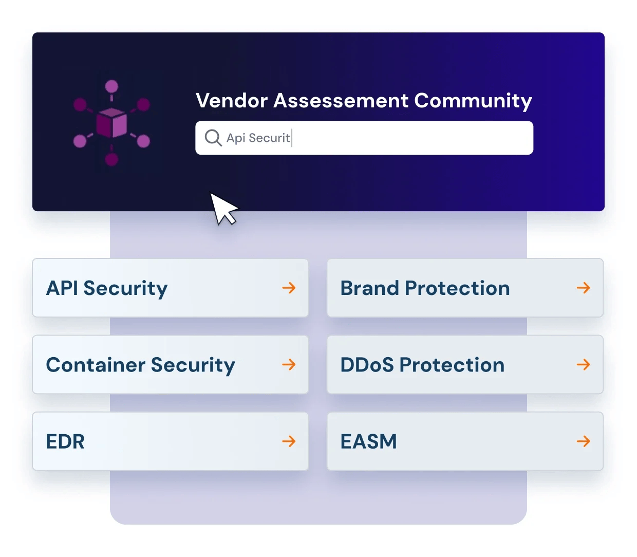 Choose vendor category